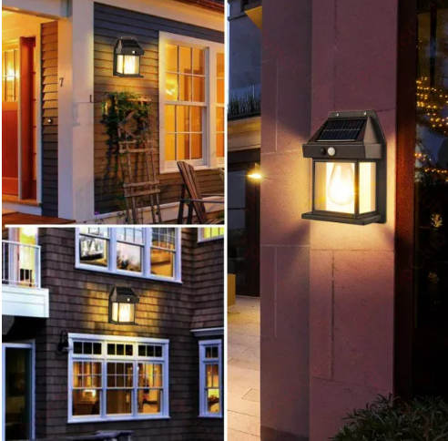 CALLISTA 1PCS LED Solar Wall Lamp Outdoor Waterproof Up And Down Luminous Lighting