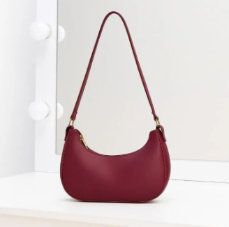 Stylish Riva Shoulder Bag for Women - PU Leather Underarm Handbag - Casual and Formal Ladies Bag - Fashionable Lightweight Handbag for Daily Use & Special Occasions